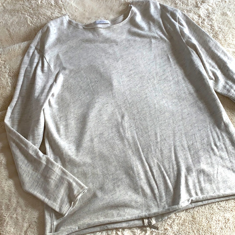 Zara heathered top